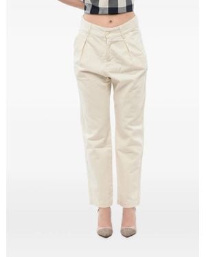Woolrich Pleated-Waist Jeans - Natural