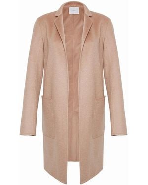 Adam Lippes Gina Open-Front Cashmere Coat - Brown