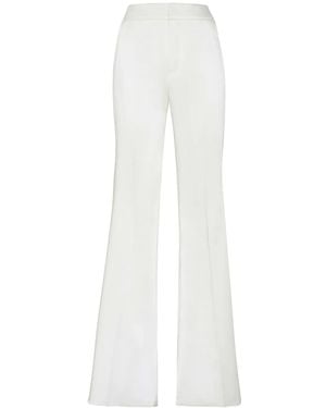 Philipp Plein サテン フレアパンツ - ホワイト