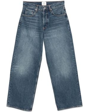 Anine Bing Jeans A Gamba Ampia - Blu