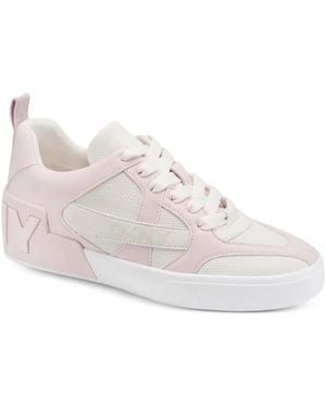 DKNY Magdelena Lace-Up Sneakers - White