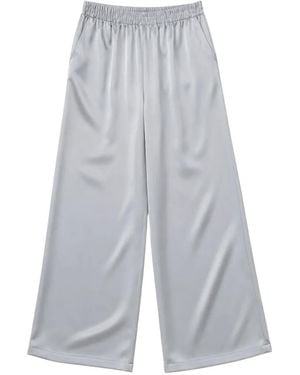 Eleventy Elasticated-Waistband Pants - White
