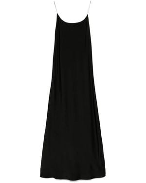 Petar Petrov Magnolia Spaghetti-Strap Midi Dress - Black