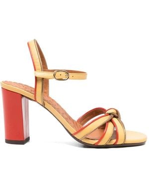 Chie Mihara Ballah Knot-Detail Sandals - Pink