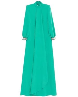 Valentino Garavani Crystal-Embellished Maxi Dress - Green