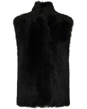 Moorer Kleid Aus Pelz - Schwarz