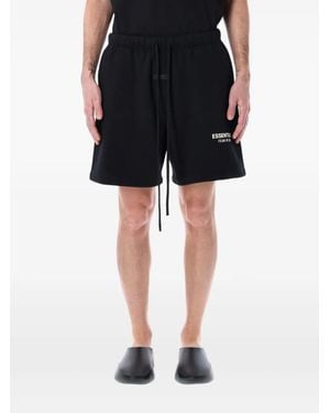 Fear Of God Fleece Track Shorts - Black