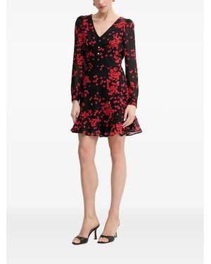 Morgan Mini-Jurk Met Print - Rood