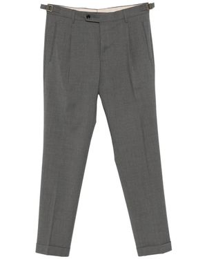 Berwich Pleated Trousers - Grey