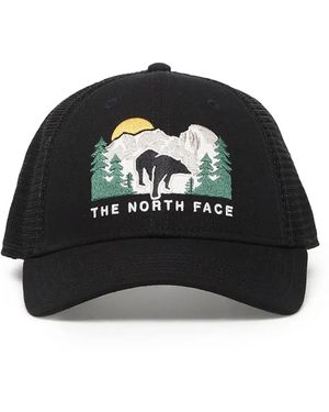 The North Face Embroidered Trucker Cap - Black