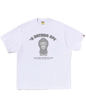 A Bathing Ape Graphic T-Shirt - White