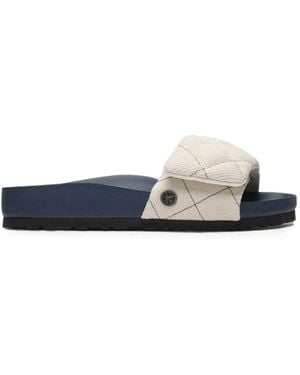 Birkenstock 1774 Sylt Padded Quilted Sandals - White