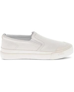 DIESEL S-Athos Leather Slip-On Sneakers - White