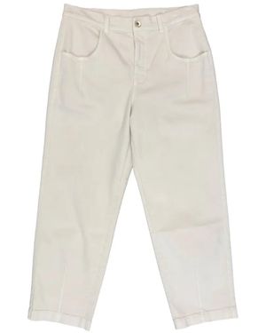 Eleventy Straight-Leg Jeans - White