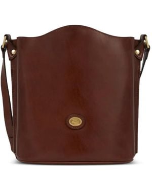 The Bridge Beuteltasche Aus Leder - Braun