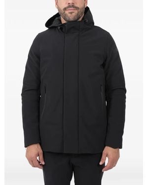 Rrd Side Zip Pockets Hooded Jacket - Grey