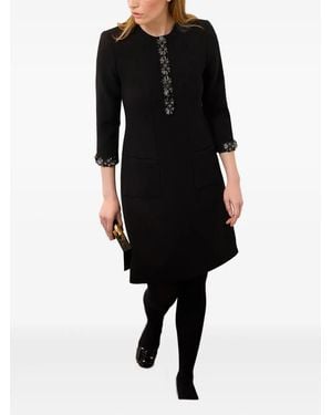 Jane Wonder Minikleid mit Perlen - Schwarz