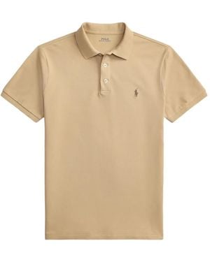 Polo Ralph Lauren Logo Polo Shirt - Natural