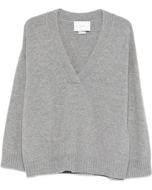 Vanisé V-Neck Knitwear - Grey