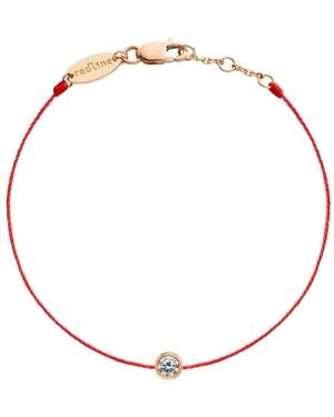 RedLine 18kt Rose Gold And Diamond String Bracelet - Metallic