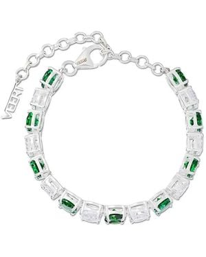 Veert The Clear And Tennis Bracelet - White