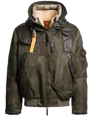Parajumpers Gobi 20Th Shearling-Collar Bomber Jacket - Green