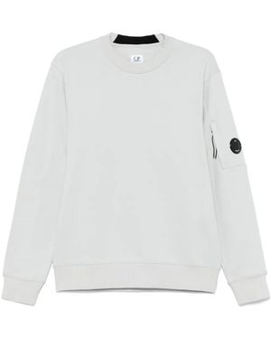 C.P. Company Felpa Diagonal Raised - Bianco