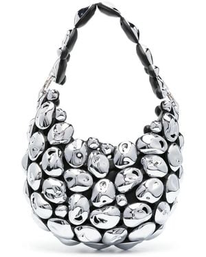 PUBLISHED BY Stone Cloud Metallic Shoulder Bag - White