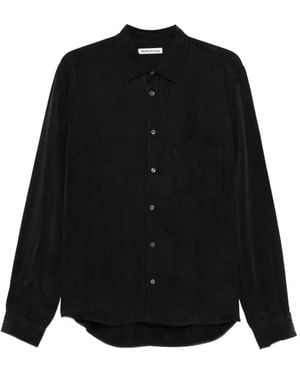 YMC Camisa Curtis con bolsillo en el pecho - Negro