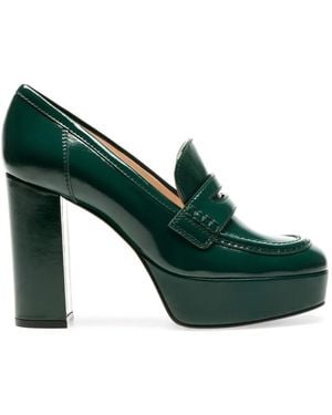 Gianvito Rossi Hadden Loafer Mit Plateau - Grün