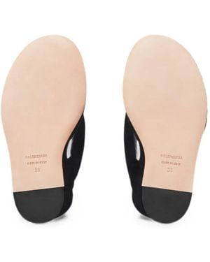 Balenciaga Gaeta Wedge Thong Sandals - White