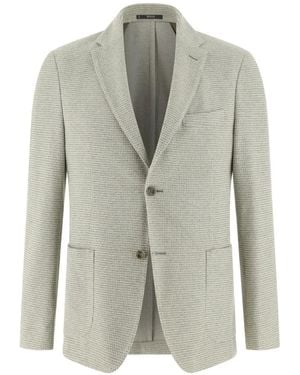 BOGGI Patch-Pocket Blazer - Grey