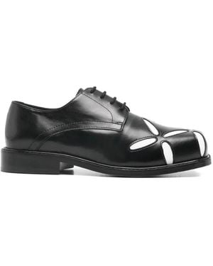 STEFAN COOKE Oxford-Schuhe Mit Eckiger Kappe - Schwarz