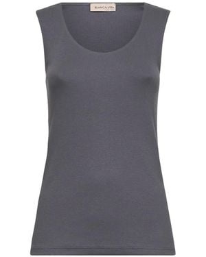 Blanca Vita Haut À Design Sans Manches - Grey