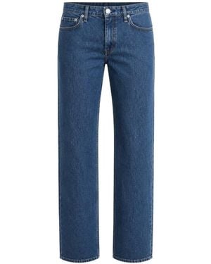 Rag & Bone Harlow Straight-Leg Jeans - Blue