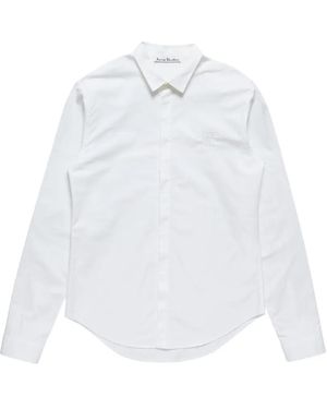 Acne Studios Organic-Cotton Shirt - White