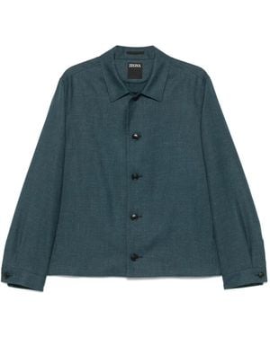 ZEGNA シャツジャケット - グリーン