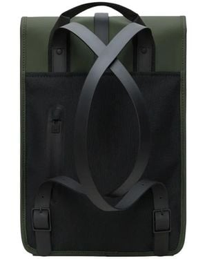 Rains Mochila Con Correa De Solapa - Negro