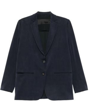 Rrd Single-Breasted Blazer - Blue