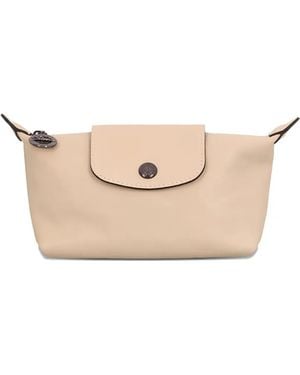 Longchamp Le Pliage Cuir Kosmetiktasche - Natur