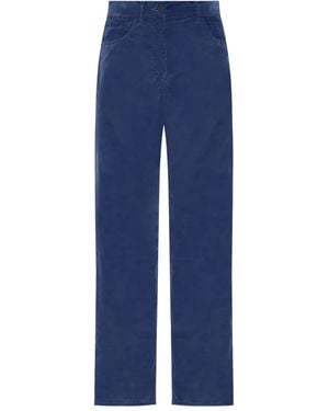 パンツ THE ROW 'Encore' pants Blue Chan cotton corduroy wide-leg pants in blue - The Row