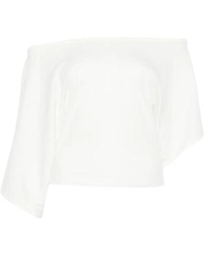 MISBHV Holywood Baby Draped Top - White