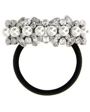 Self-Portrait Crystal-Embellished Headband - Metallic