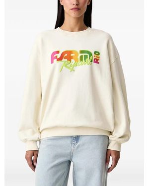 Rip Curl X Farm Rio Air Shred Sweatshirt Mit Logo-Print - Natur
