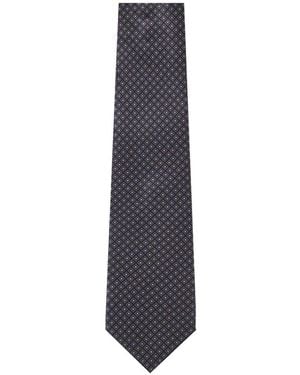 Corneliani Patterned Tie - Blue