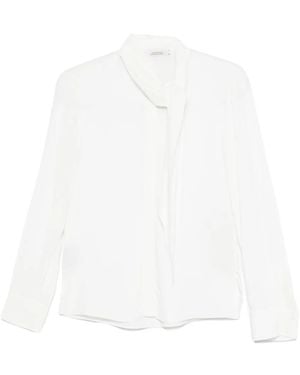 Dorothee Schumacher Soft Vibes Tie-Neck Top - White