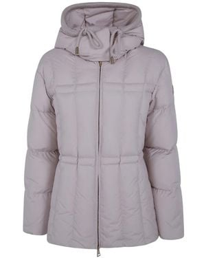 Moncler Quilted Hooded Jacket - Grey