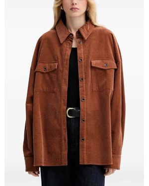 Gestuz Gzcortes Buttoned Pocket Shirt - Brown