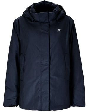 K-Way Marlette Hooded Waterproof Jacket - Blue