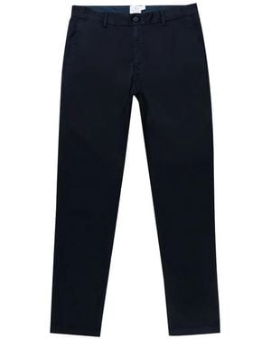 Sunspel Slim-Fit Trousers - Blue